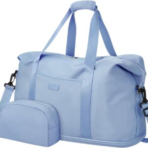 Expandable Travel Duffle Bags Weekender Overnight Bags for Women Men Hospital Bag for Women Labor Delivery with Toiletry Bag Waterproof