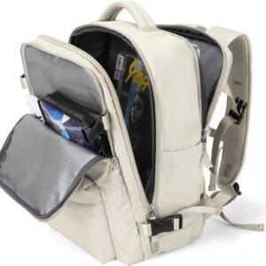 WONHOX Large Travel Backpack Carry on Flight Approved Laptop Work Business Backpack for Women Men Mochila de Viaje