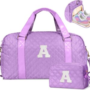 Graduation Gifts, Duffle Bag Girls, Weekender Bags for Women, Personalized Gym bag for Girls, Monogram Duffel bags, Birthday Gift for Kids, Teens, Women, Mom, Teacher