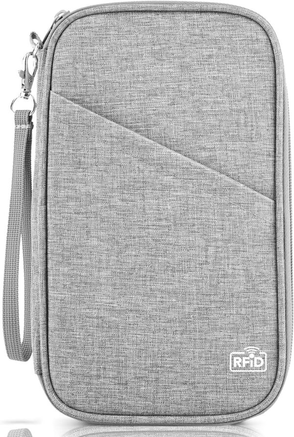 Passport Holder Family, Women Rfid Blocking Passport Wallet, Travel Document Organizer Premium Wallets Passport Holders Bag
