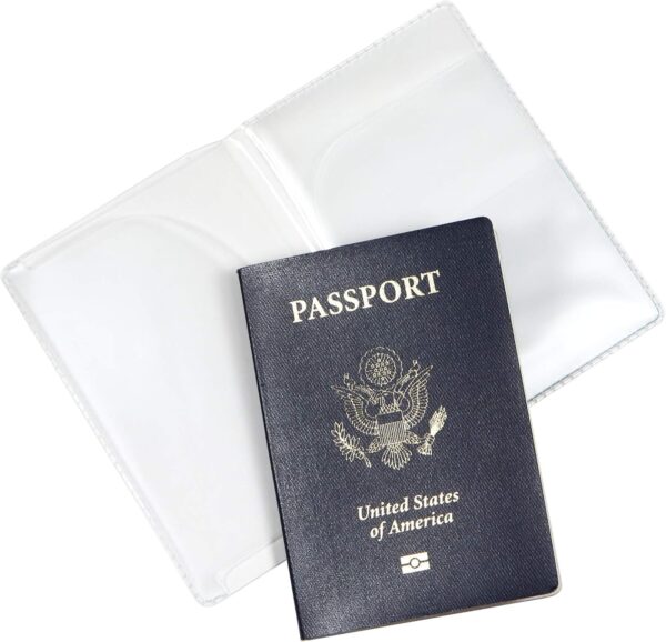Millennial Essentials unisex-adult Waterproof Clear Passport Cover Plastic Passport Protector Vinyl ID Card Protector Case Holder Travel Pack of 6, - Image 7