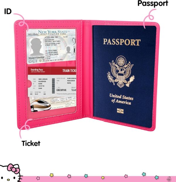 Hello Kitty Passport Holder for Travel Official License, Cute Passport Cover, Sanrio Gifts - Image 6